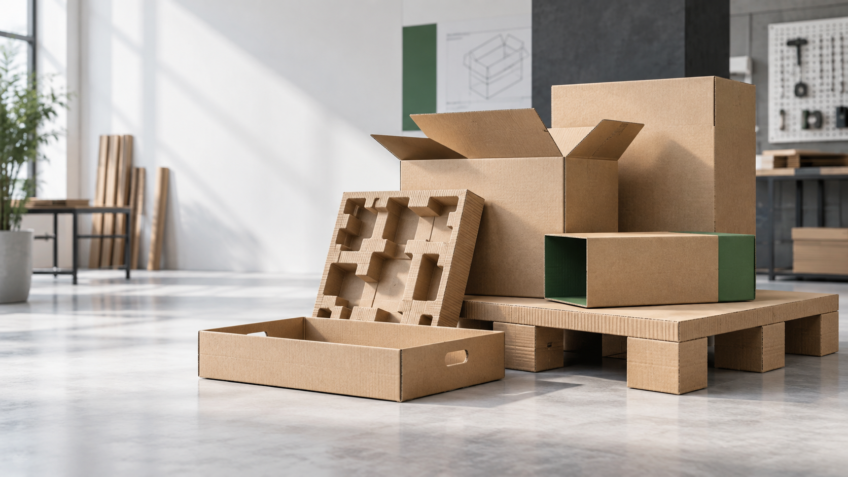 A coordinated range of industrial packaging produced by New Box