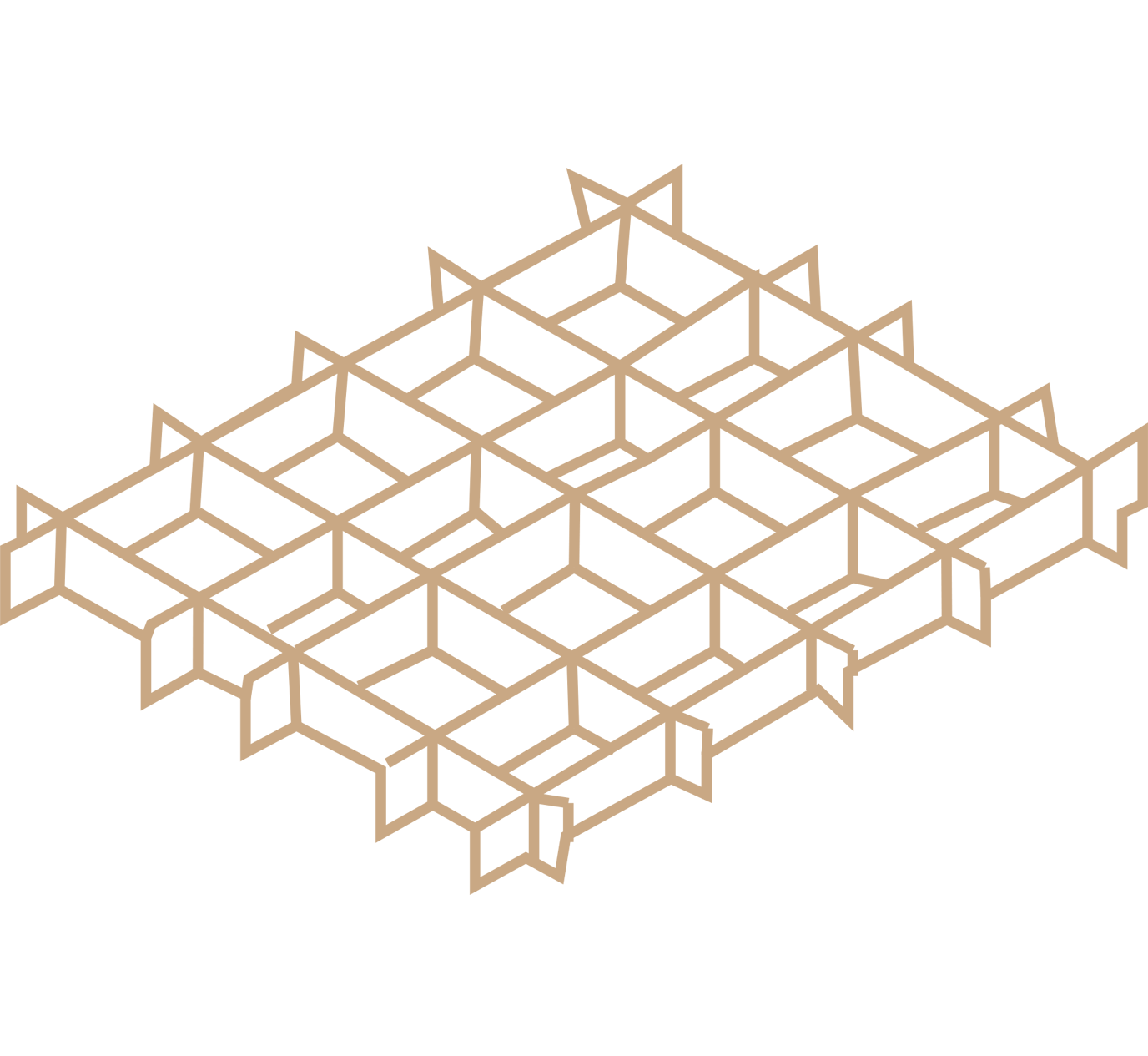 Die-cut nesting