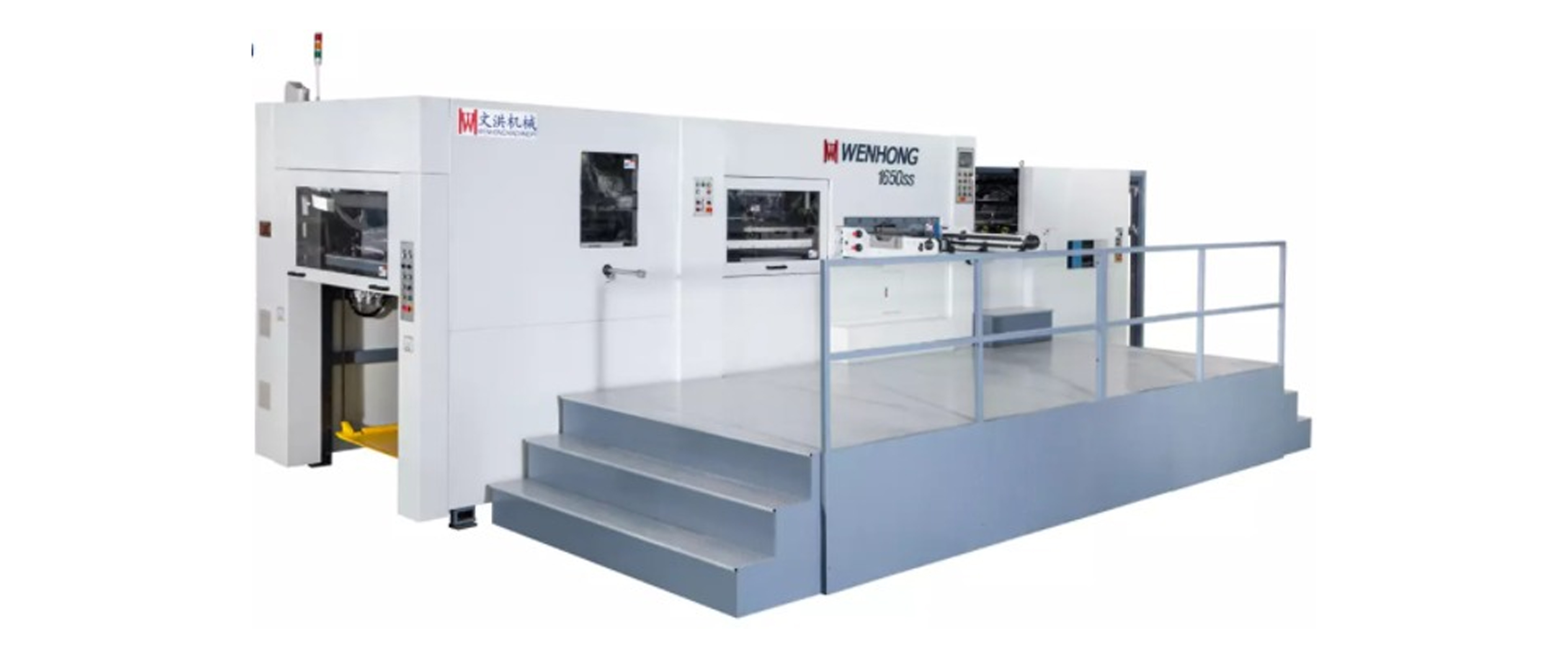 Automatic die cutting and creasing machine